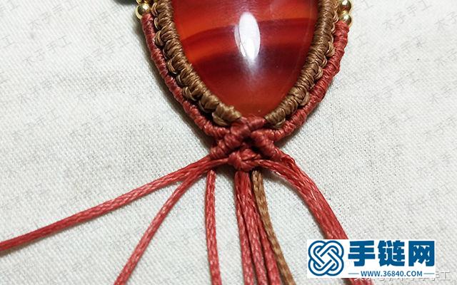 簡單的包石吊墜部分圖解