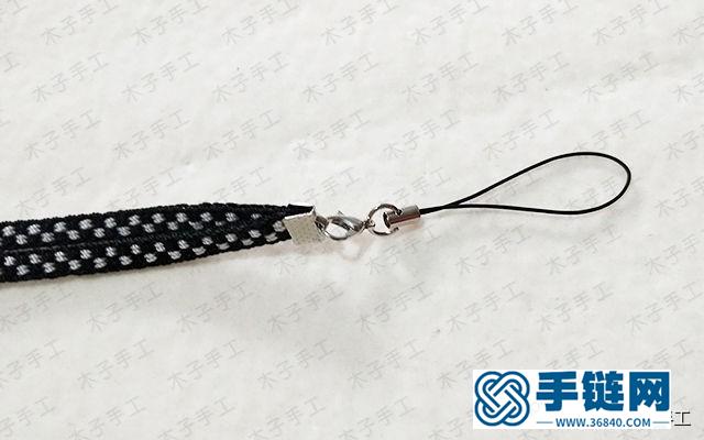 手機掛繩的編法圖解