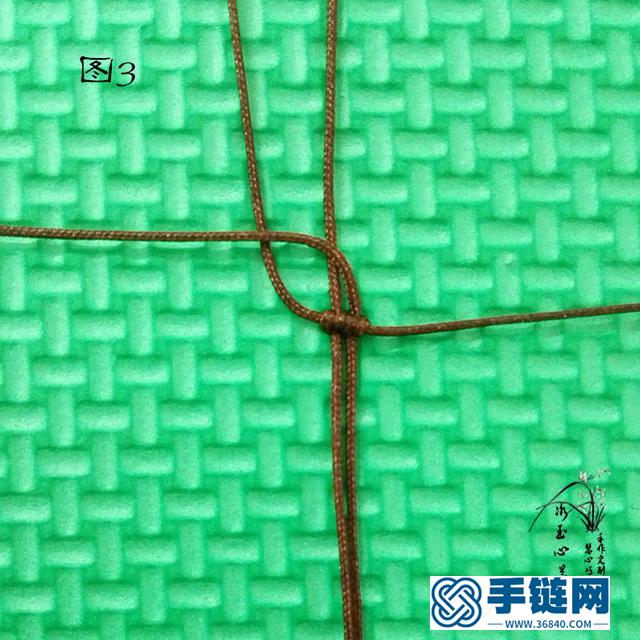 繩結(jié)首飾之桃心吊墜編織教程