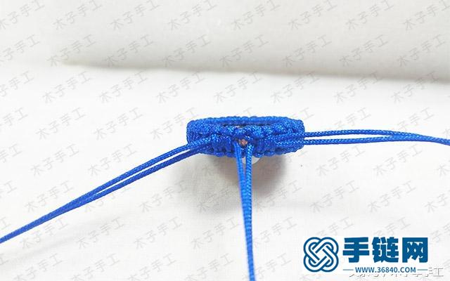 葫蘆鑰匙掛件編織制作圖解