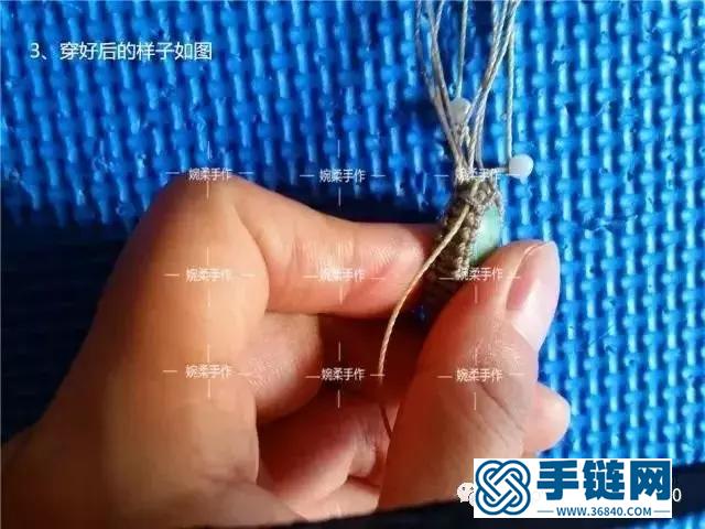 「編繩教程」蛛翼吊墜制作及幾種包石頭的小竅門