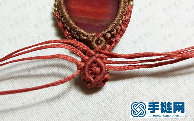 簡單的包石吊墜部分圖解
