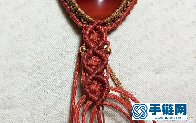 簡單的包石吊墜部分圖解