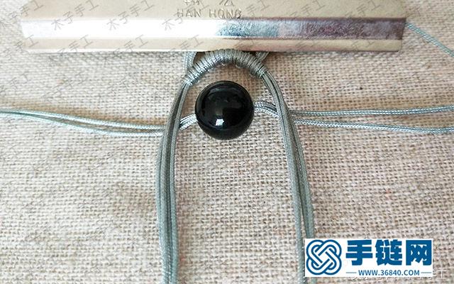 瑪瑙項鏈吊墜編織圖解