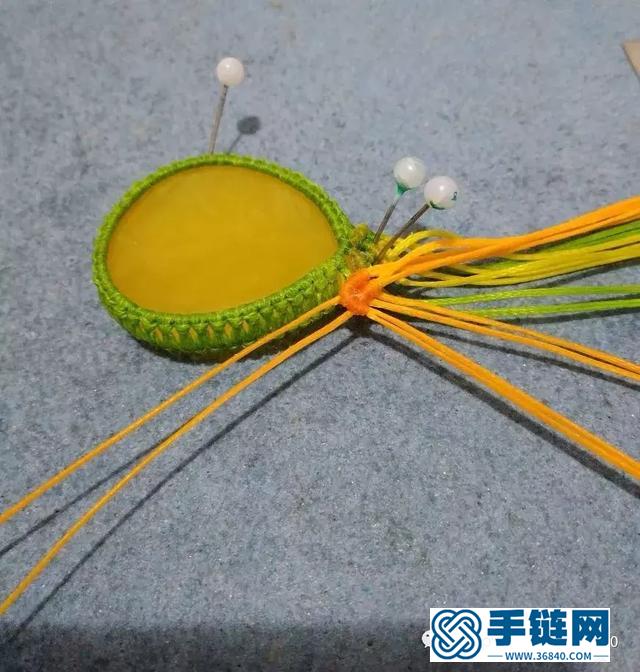 「編繩教程」蛛翼吊墜制作及幾種包石頭的小竅門