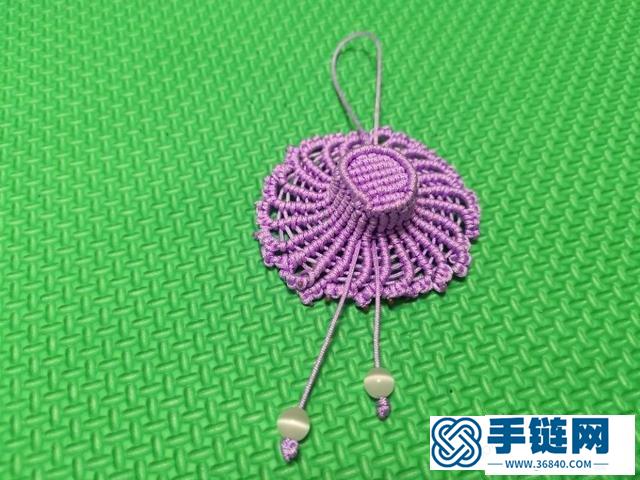 編繩帽子飾品教程，好看的草帽掛件編織編法圖解