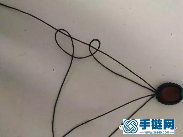 「編繩教程」蛛翼吊墜制作及幾種包石頭的小竅門
