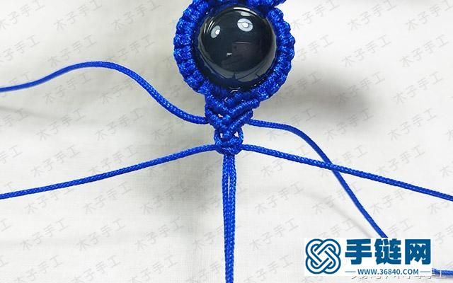 葫蘆鑰匙掛件編織制作圖解