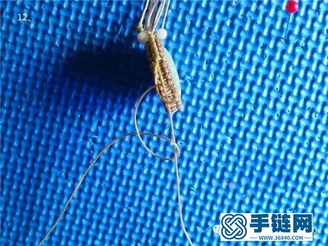 「編繩教程」蛛翼吊墜制作及幾種包石頭的小竅門