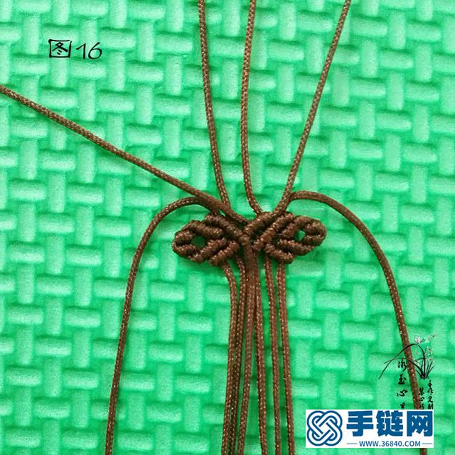 繩結(jié)首飾之桃心吊墜編織教程