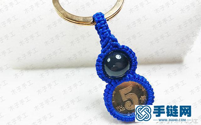 葫蘆鑰匙掛件編織制作圖解