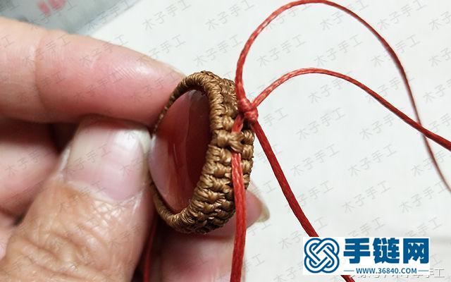 簡單的包石吊墜部分圖解