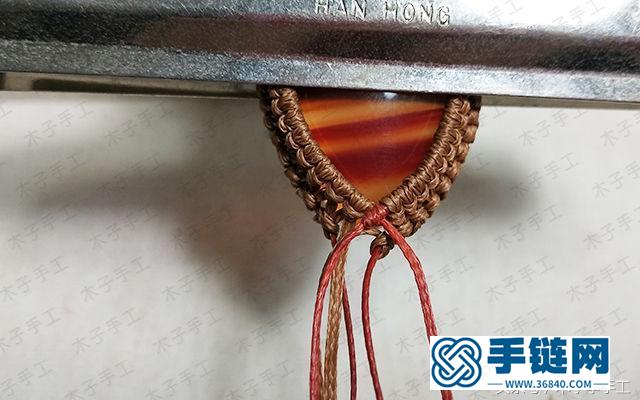 簡單的包石吊墜部分圖解