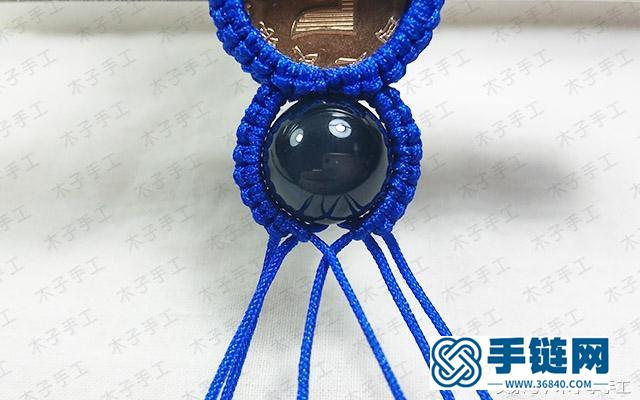 葫蘆鑰匙掛件編織制作圖解