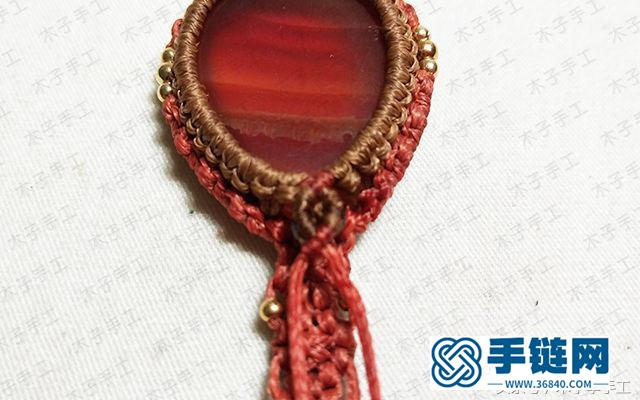 簡單的包石吊墜部分圖解