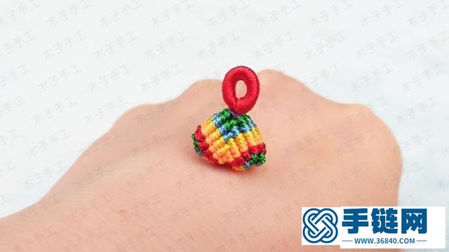 端午節(jié)編繩教程，簡單可愛小粽子編法圖解