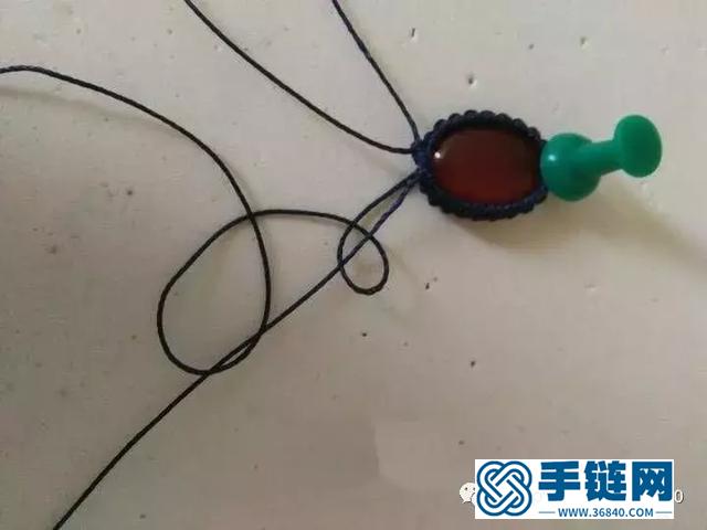 「編繩教程」蛛翼吊墜制作及幾種包石頭的小竅門