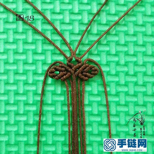 繩結(jié)首飾之桃心吊墜編織教程