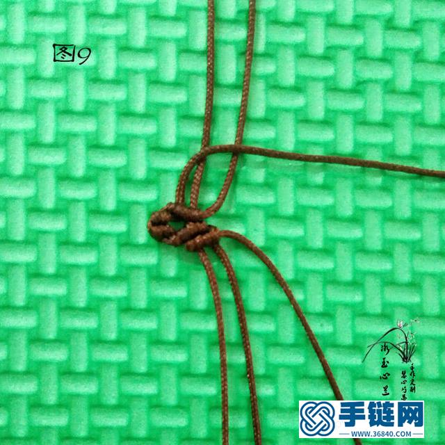 繩結(jié)首飾之桃心吊墜編織教程