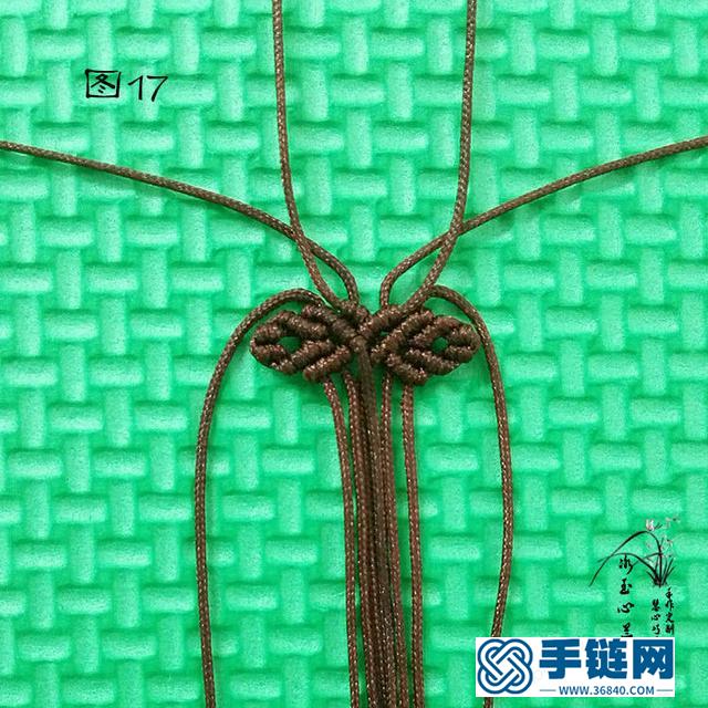 繩結(jié)首飾之桃心吊墜編織教程