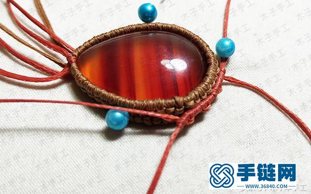 簡單的包石吊墜部分圖解