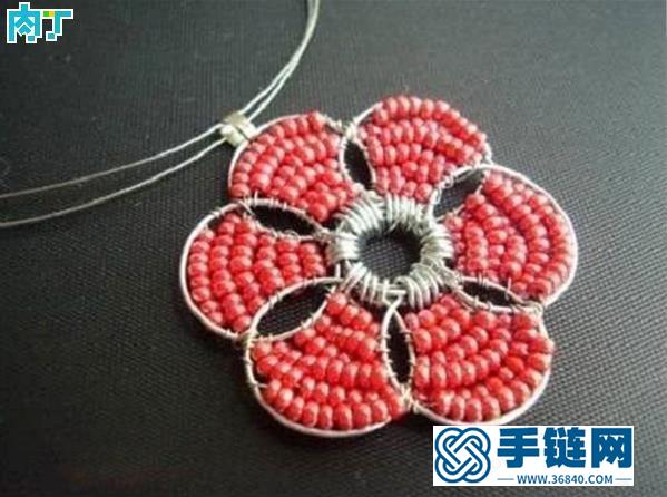 「手工樂趣」｜絕美的環珠花形民族風耳環、吊墜的做法圖解！