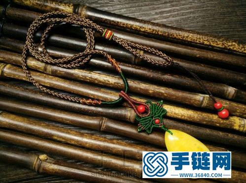 【教你編繩】風(fēng)情萬種的吊墜葉子型編織過程，實(shí)用型
