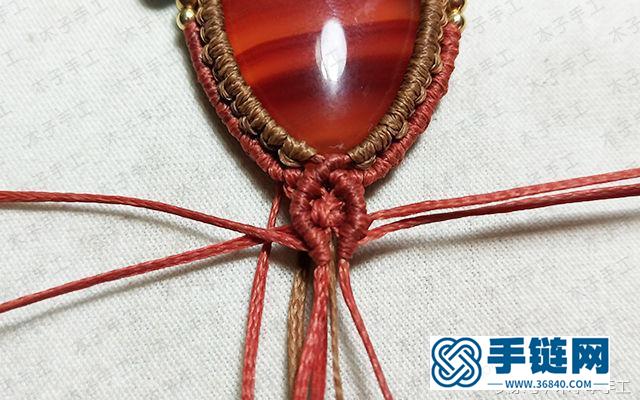 簡單的包石吊墜部分圖解