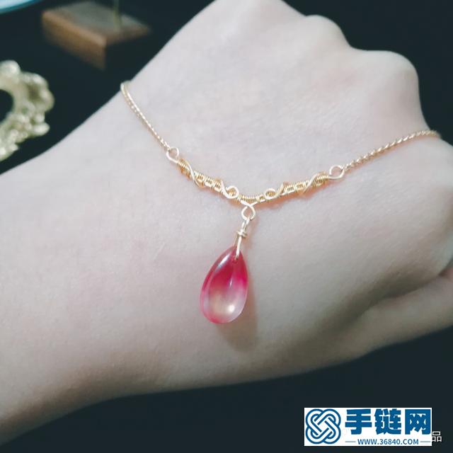 輕巧、簡便的水滴繞線吊墜制作步驟，讓這個春天靚麗多彩
