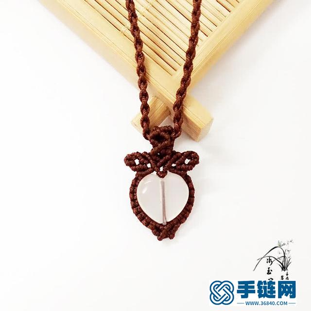 繩結(jié)首飾之桃心吊墜編織教程