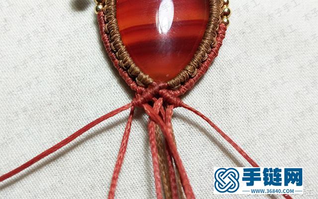 簡單的包石吊墜部分圖解