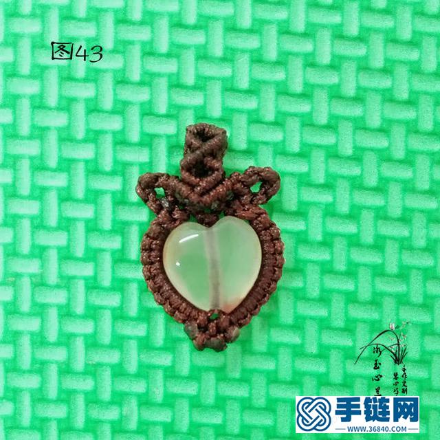 繩結(jié)首飾之桃心吊墜編織教程