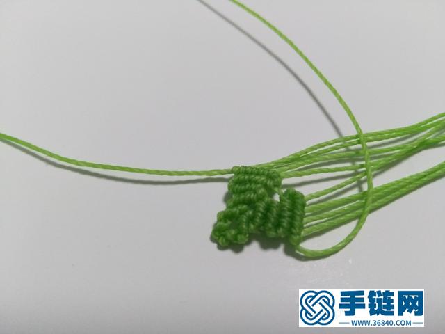 瑪瑙玉髓藤豆吊墜編繩教程