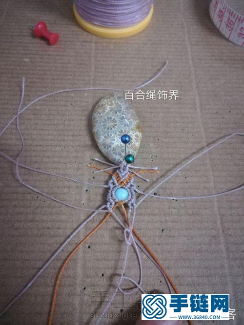 精品編繩教程，吊墜款的項(xiàng)鏈編法示范