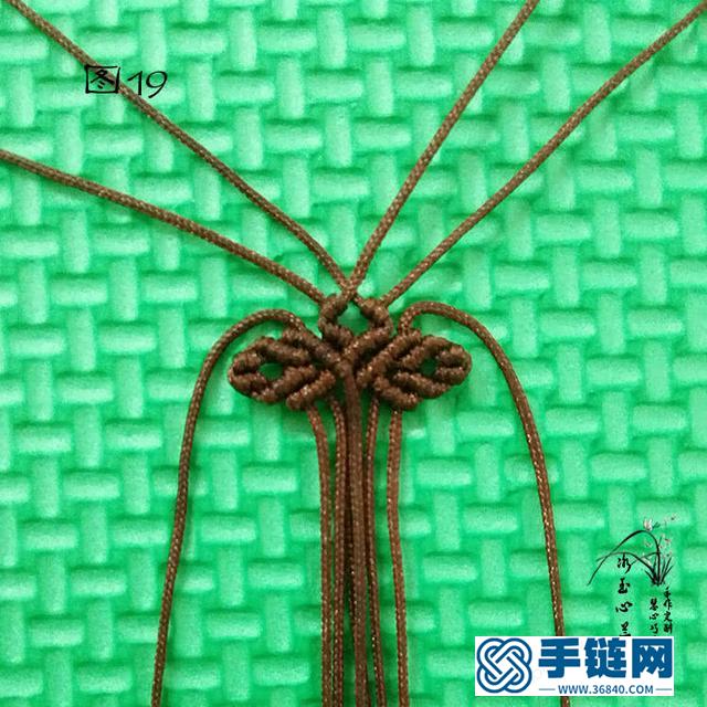 繩結(jié)首飾之桃心吊墜編織教程