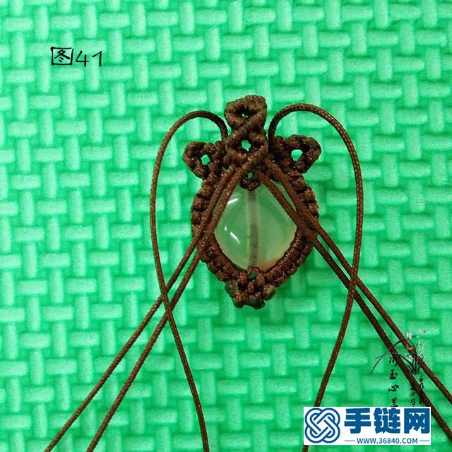 繩結(jié)首飾之桃心吊墜編織教程