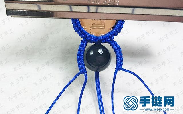 葫蘆鑰匙掛件編織制作圖解