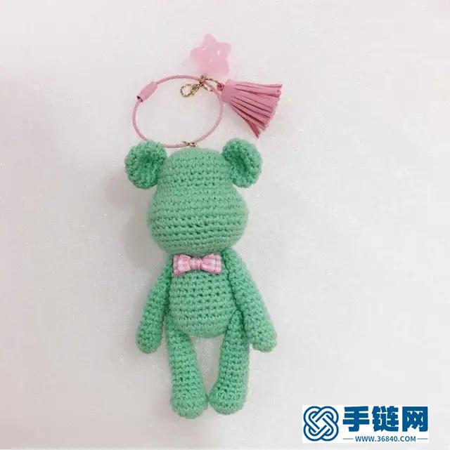 暴力熊鑰匙圈 包包掛件有圖解了， 喜歡的就動手鉤一個吧