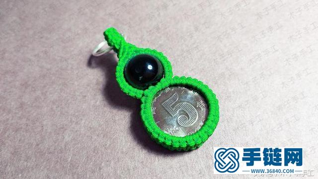 葫蘆鑰匙掛件編織制作圖解