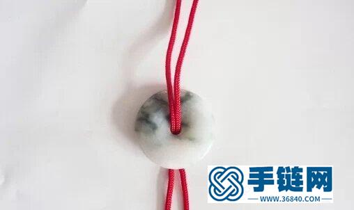 翡翠平安扣穿繩打結(jié)全圖解