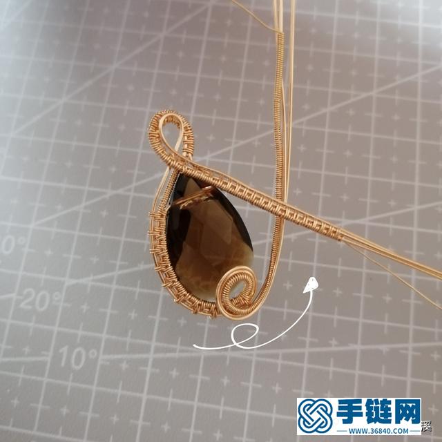 超詳細(xì)的手工繞線吊墜制作步驟