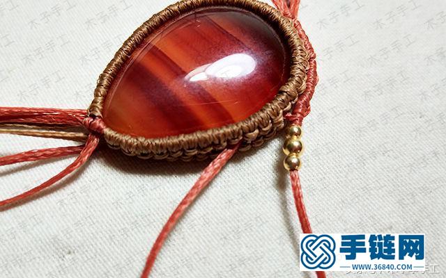 簡單的包石吊墜部分圖解