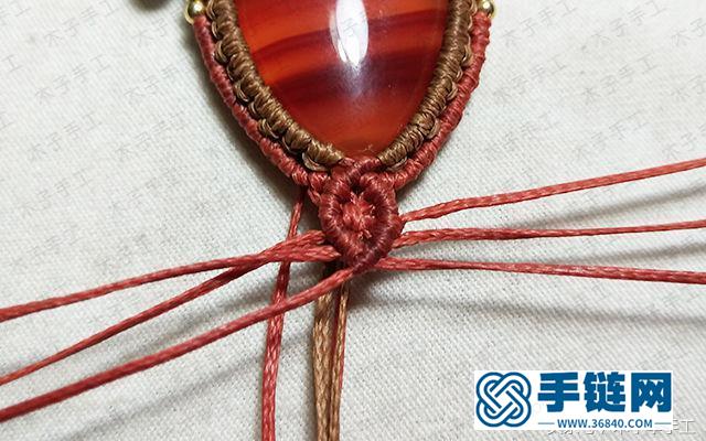 簡單的包石吊墜部分圖解