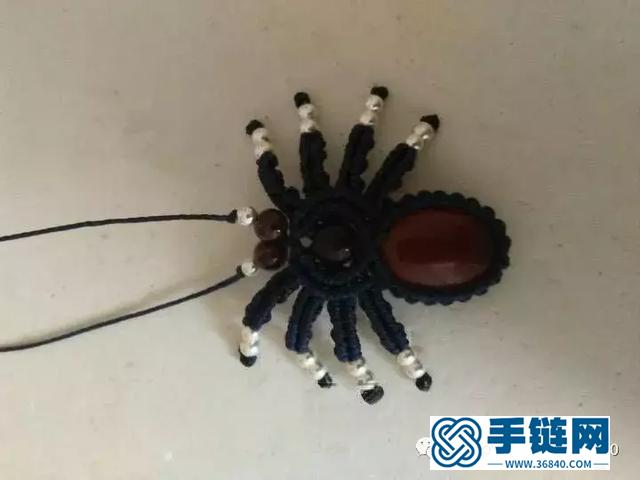 「編繩教程」蛛翼吊墜制作及幾種包石頭的小竅門