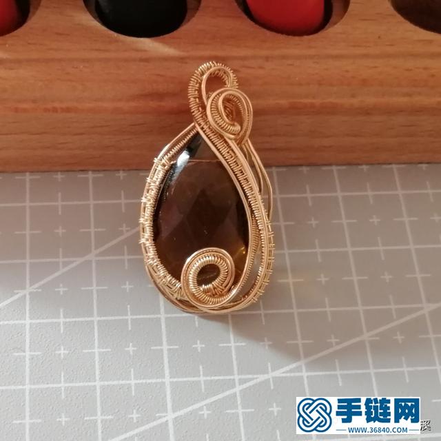 超詳細(xì)的手工繞線吊墜制作步驟