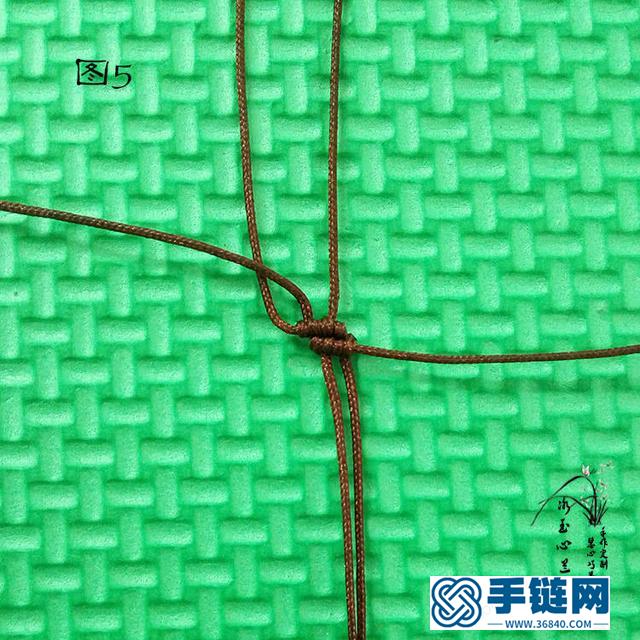 繩結(jié)首飾之桃心吊墜編織教程