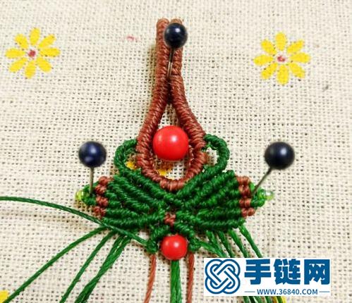 【教你編繩】風(fēng)情萬種的吊墜葉子型編織過程，實(shí)用型