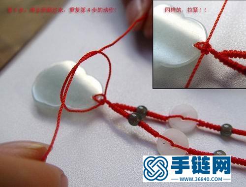 翡翠掛件雙繩穿孔打結(jié)全圖解