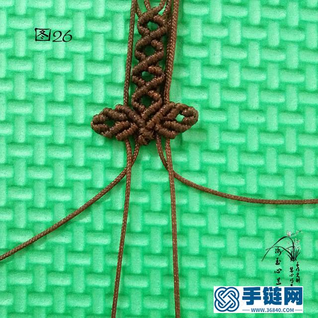 繩結(jié)首飾之桃心吊墜編織教程