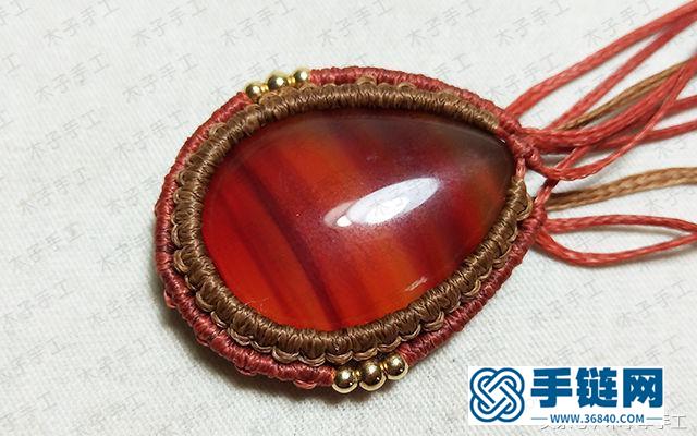 簡單的包石吊墜部分圖解